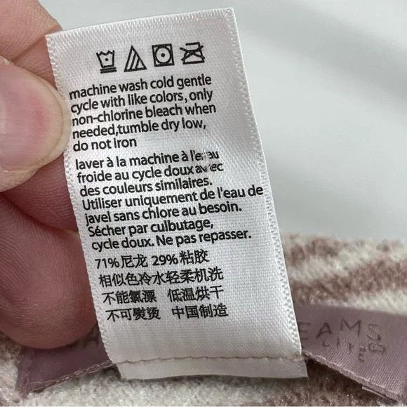 Barefoot Dreams Cozychic Ultra Lite Ocean Breeze Poncho Shawl Sweater - Picture 10 of 13